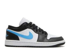 AIR JORDAN 1 LOW ‘BLACK UNIVERSITY BLUE’
