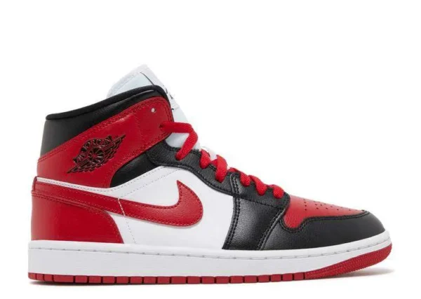 AIR JORDAN 1 MID ‘ALTERNATE BRED TOE’