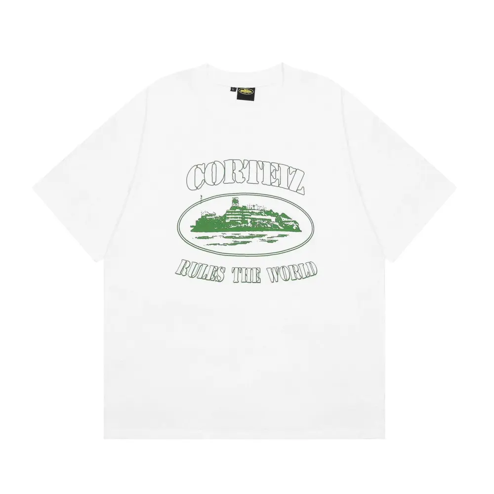 Alcatraz White Green T-shirt
