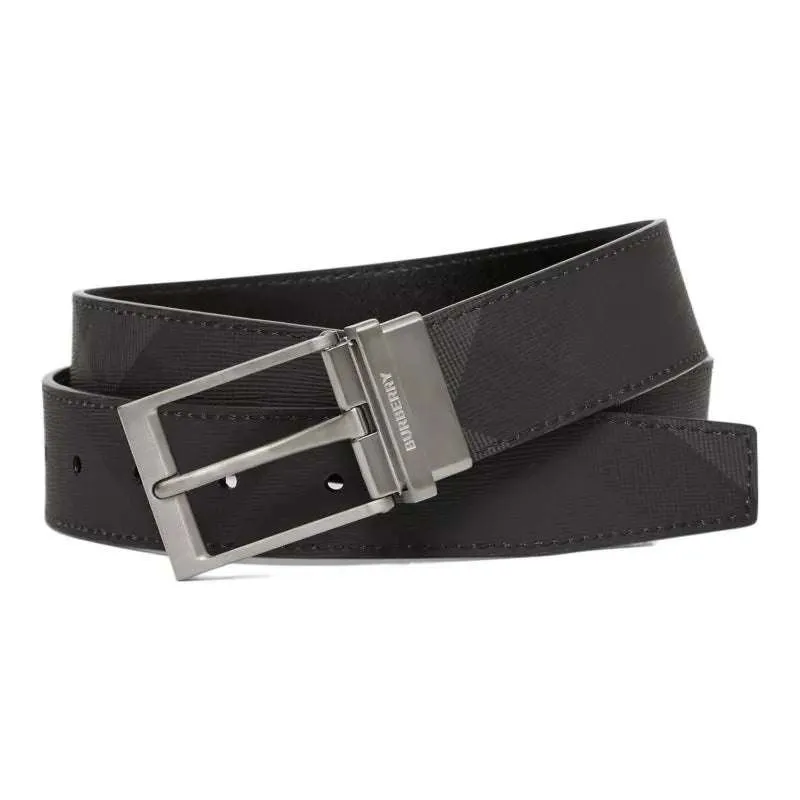 Belt Burberry Check Print Reversible BY017