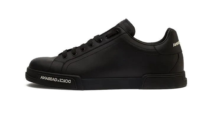 Calfskin nappa Portofino sneakers Black