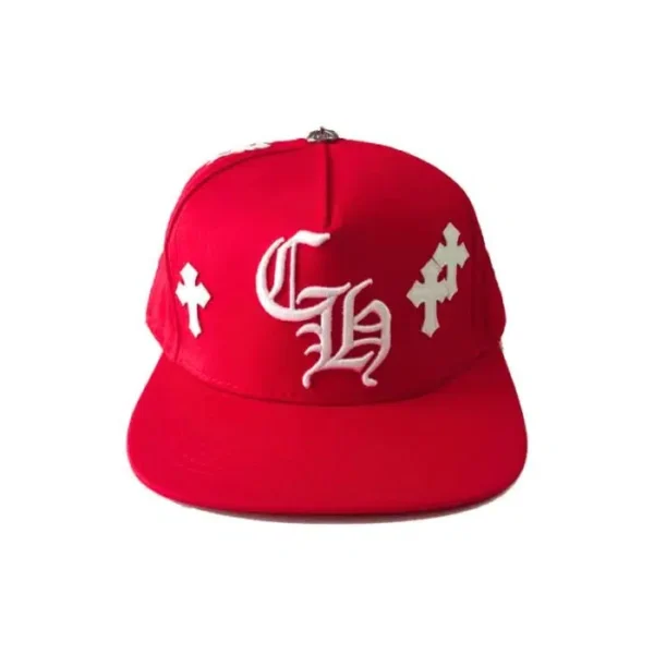 Cap Chrome Hearts Cross Patch Red CH119