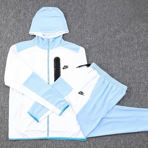 Nike Tech Fleece Azul y Blanco