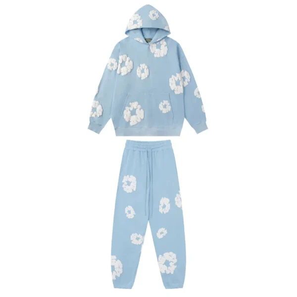 Denim Trs Baby Blue Set