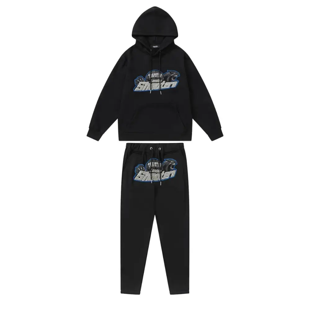 London Shooters Black Blue Tracksuit