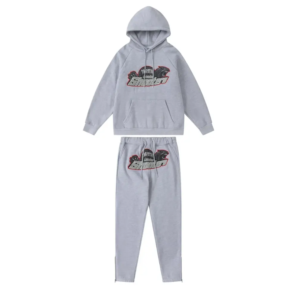 London Shooters Grey Red Tracksuit