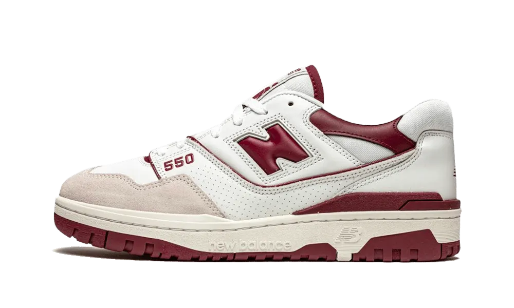 NB 550 Sea Salt Burgundy