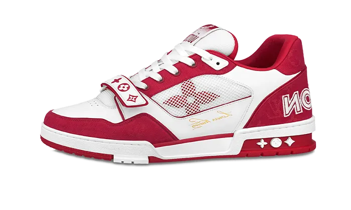 red-monogram-denim-cinturino.webp Red Monogram Denim Cinturino