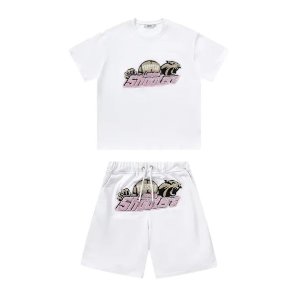 Shooters White Short Set