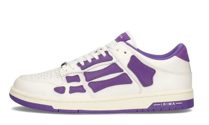 Skel white purple white low