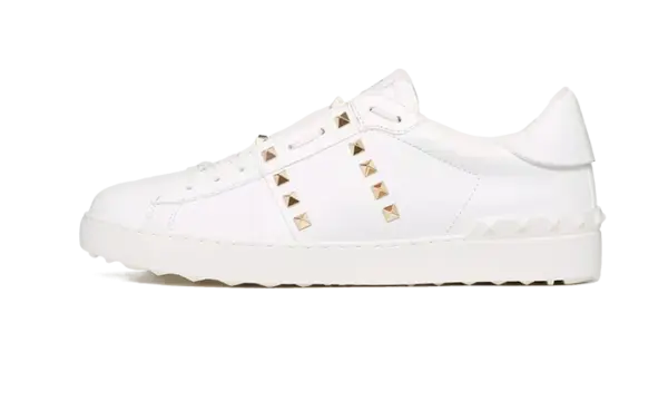 Sneaker Rockstud White Gold