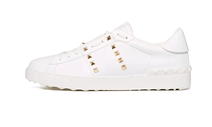 Sneaker Rockstud White Gold