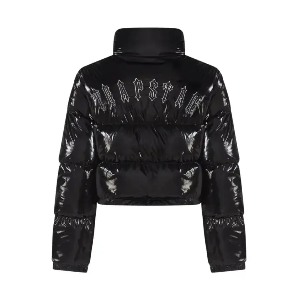 Women Decoded Shiny Black Jacket