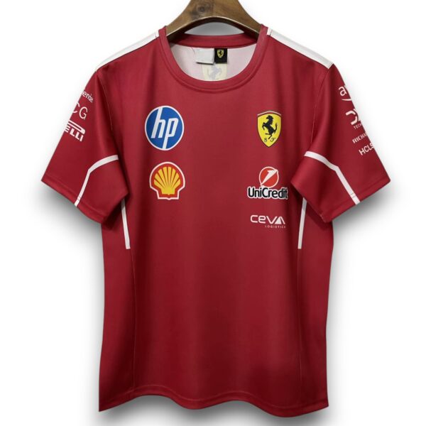 Camiseta Ferrari F1 2025 Scuderia – Colección Tifosi Rojo Racing
