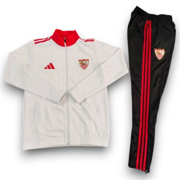 Chándal Sevilla Local 2025-2026 – Cremallera