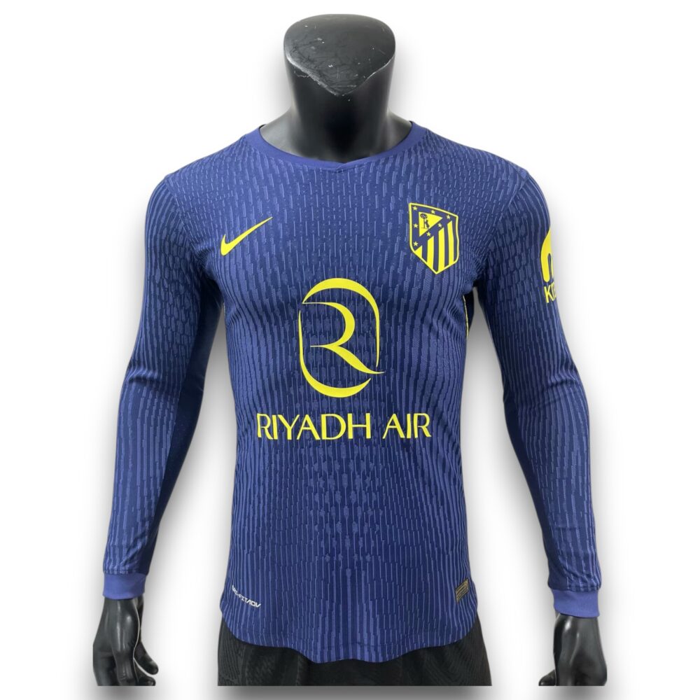 Camiseta Atletico de Madrid 2025-2026 Visitante Manga Larga – Version Pro Player