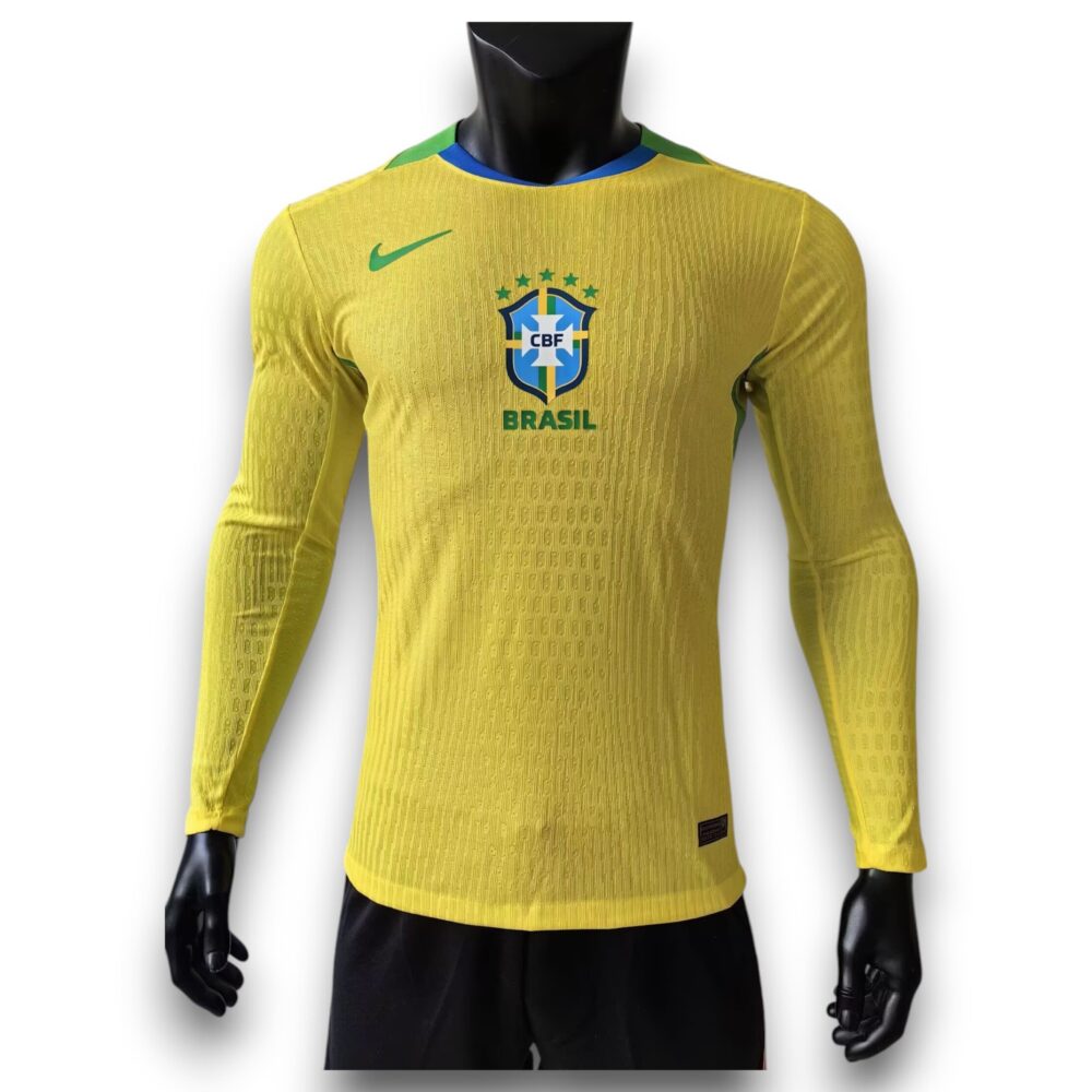 Camiseta Brasil 2025 Local Manga Larga – Version Pro Player