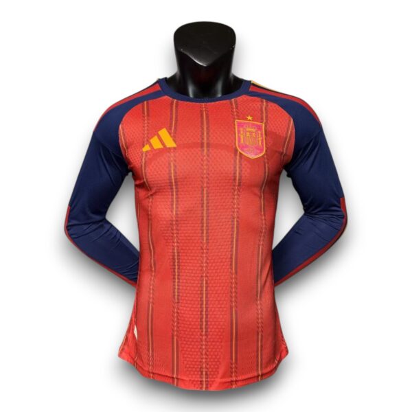 Camiseta España 2025-2026 Local Manga Larga – Version Pro Player