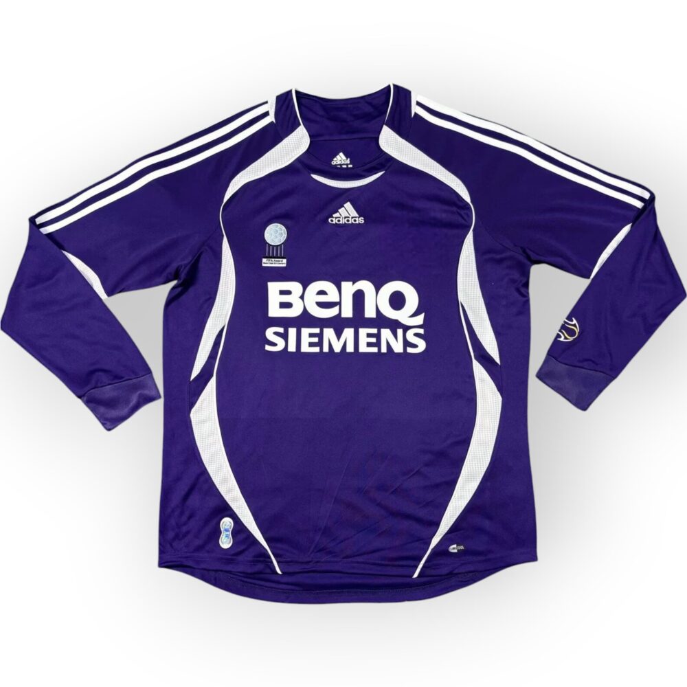 Camiseta Real Madrid 2006-2007 Alternativa Manga Larga