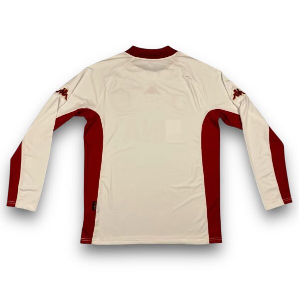 Camiseta AS Roma 2001-2002 Visitante Manga Larga