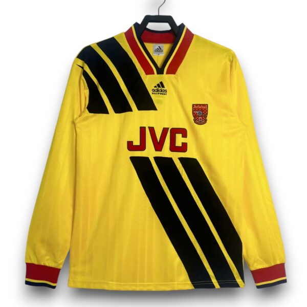 Camiseta Arsenal 1993-1994 Visitante Manga Larga