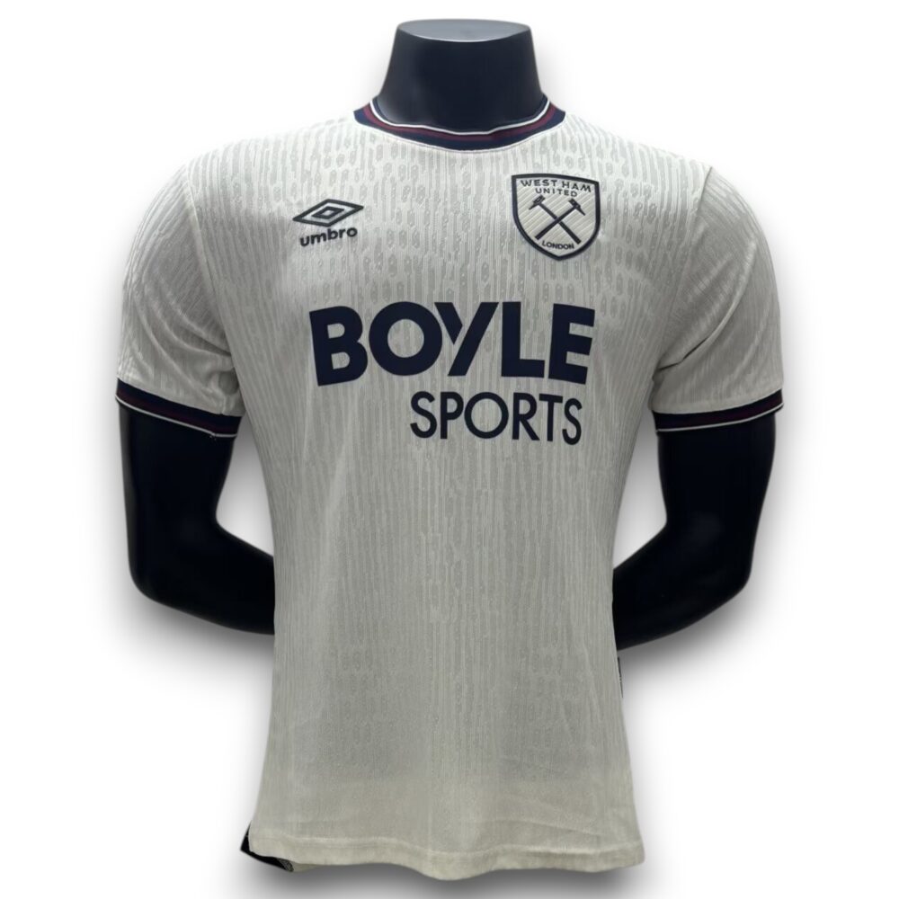 Camiseta West Ham 2025-2026 Visitante – Version Pro Player