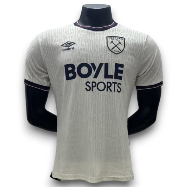 Camiseta West Ham 2025-2026 Visitante – Version Pro Player