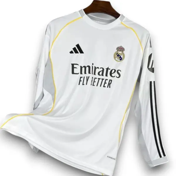 Camiseta Real Madrid 2025-2026 Local Manga Larga