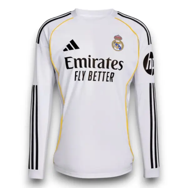 Camiseta Real Madrid 2025-2026 Local Manga Larga