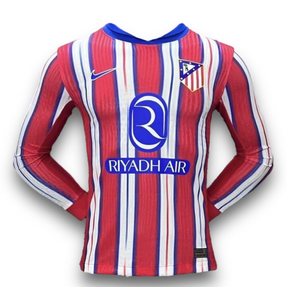 Camiseta Atletico de Madrid 2024-2025 Local Manga Larga- Version Pro Player