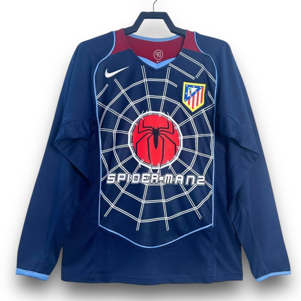 Camiseta Atletico de Madrid 2004-2005 Visitante Manga Larga