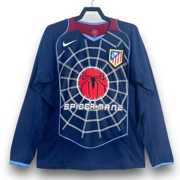 Camiseta Atletico de Madrid 2004-2005 Visitante Manga Larga