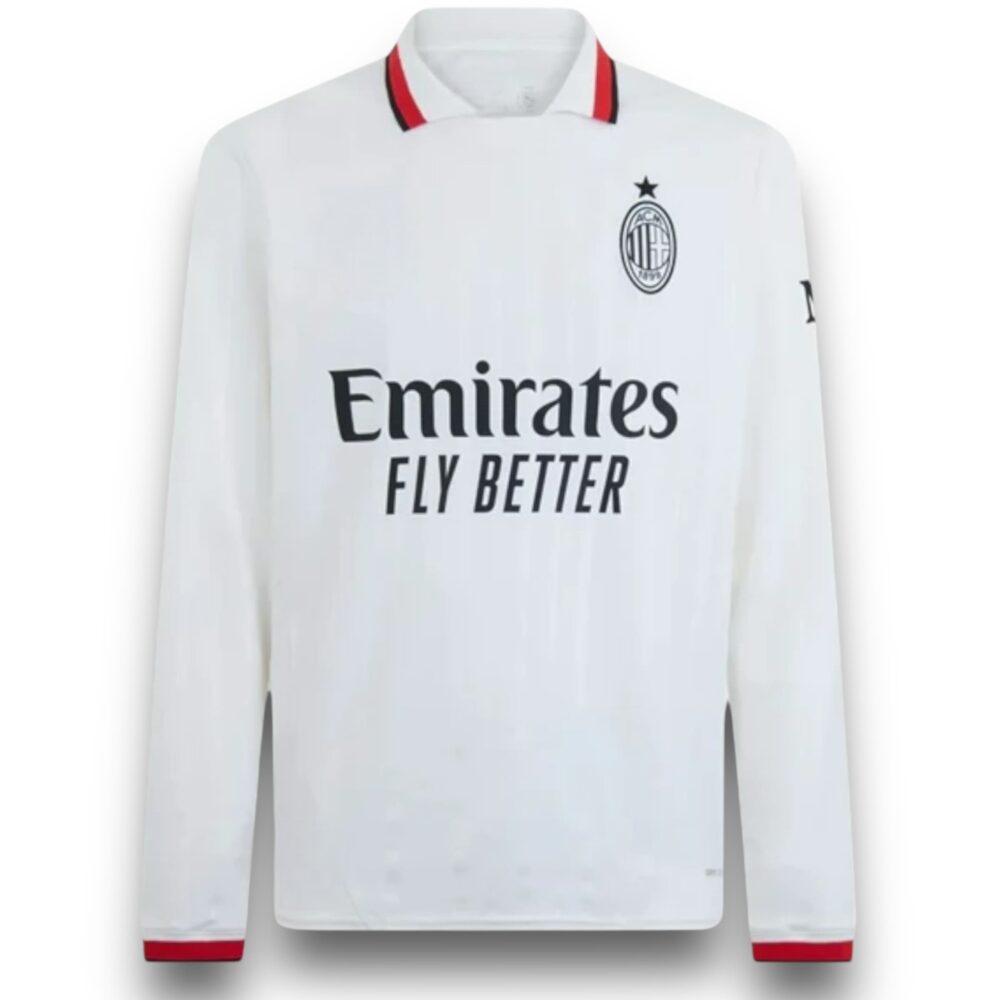 Camiseta AC Milan 2024-2025 Visitante Manga Larga