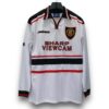 Camiseta Manchester United 1998-1999 Visitante Manga Larga