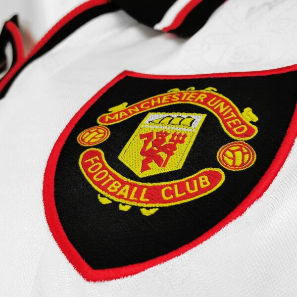 Camiseta Manchester United 1998-1999 Visitante Manga Larga