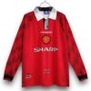 Camiseta Manchester United 1996-1997 Local Manga Larga