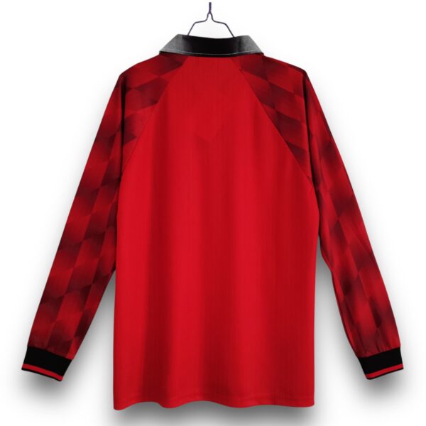 Camiseta Manchester United 1996-1997 Local Manga Larga