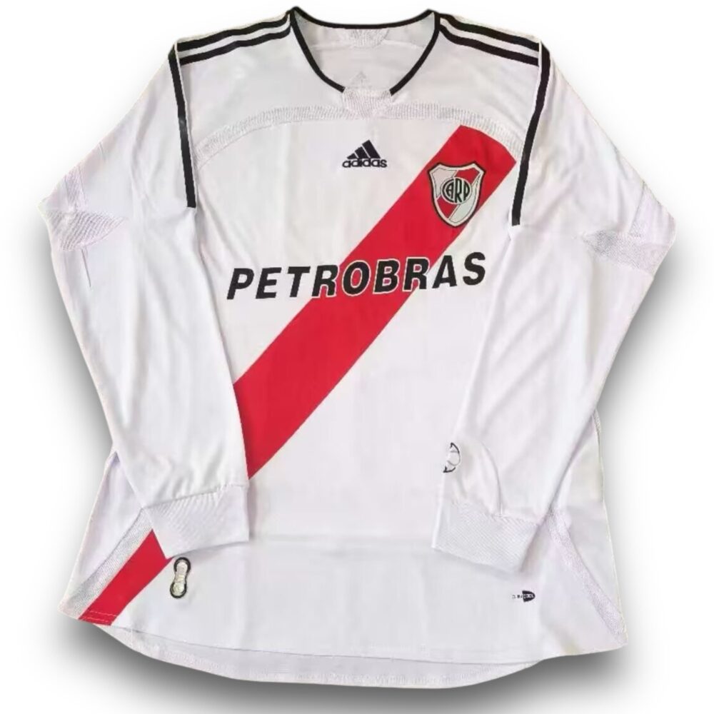 Camiseta River Plate 2006-2007 Local Manga Larga