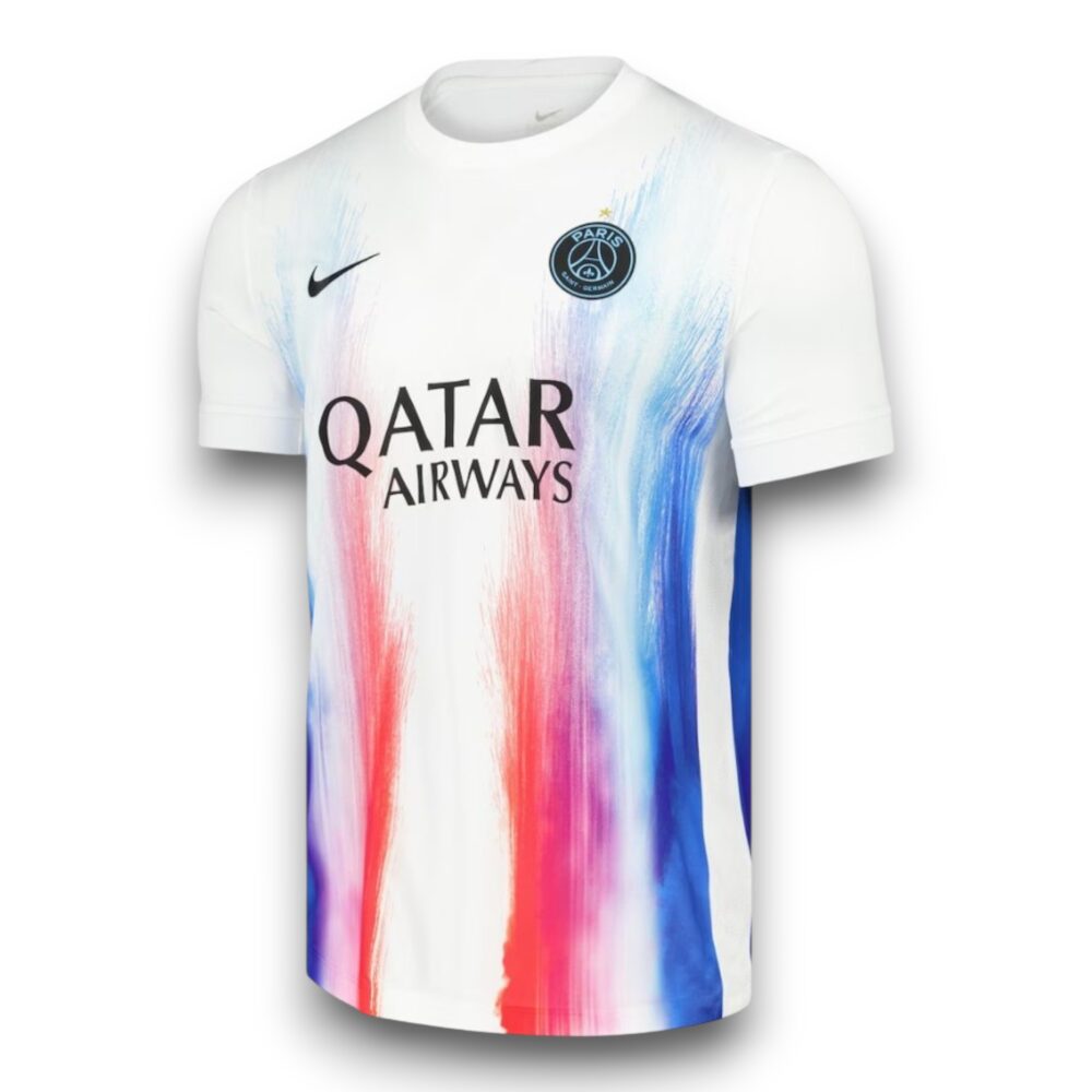 Camiseta París 2025-2026 Prepartido Blanca