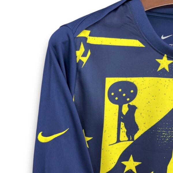Camiseta Atletico de Madrid 2025-2026 Prepartido Visitante Manga Larga