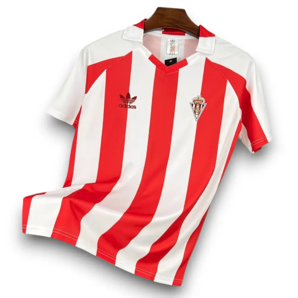 Camiseta Sporting Gijon 1980-1981 Local