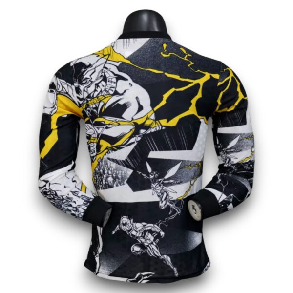 Camiseta Real MadridxMarvel 2025-2026 Manga Larga – Version Pro Player