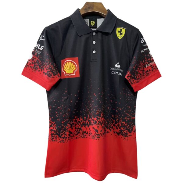 Camiseta Ferrari F1 2024 Negra – Colección Scuderia Racing