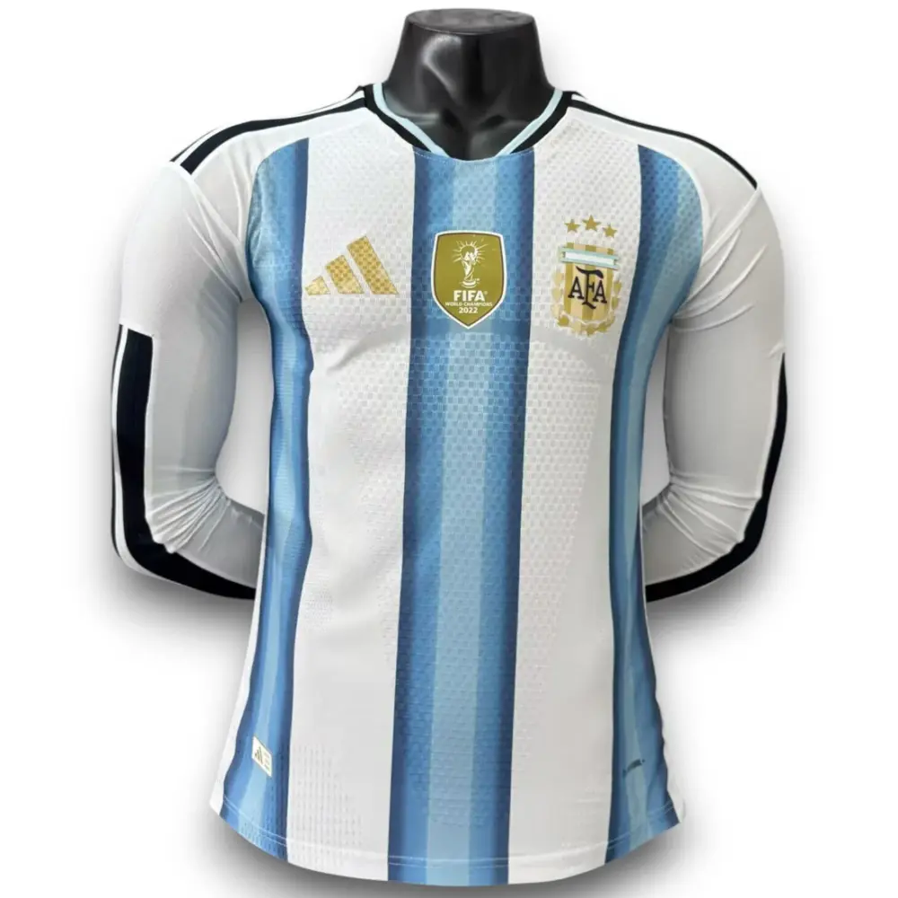 Camiseta Argentina 2025-2026 Local Manga Larga – Pro Player