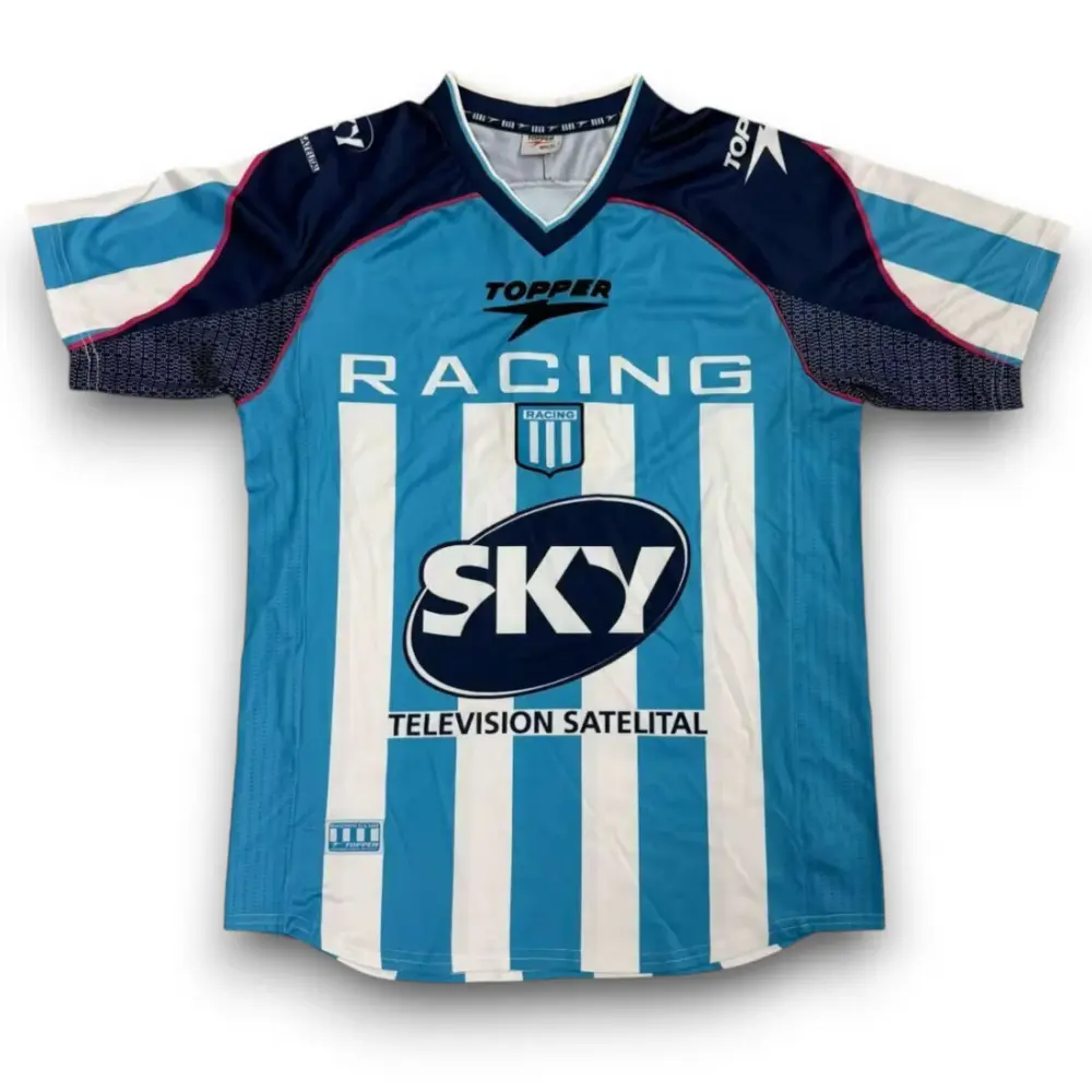 Camiseta Racing Club de Avellaneda 2001-2002 Local