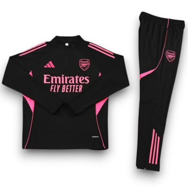 Chándal Arsenal 2025-2026 Black Pink – Entrenamiento