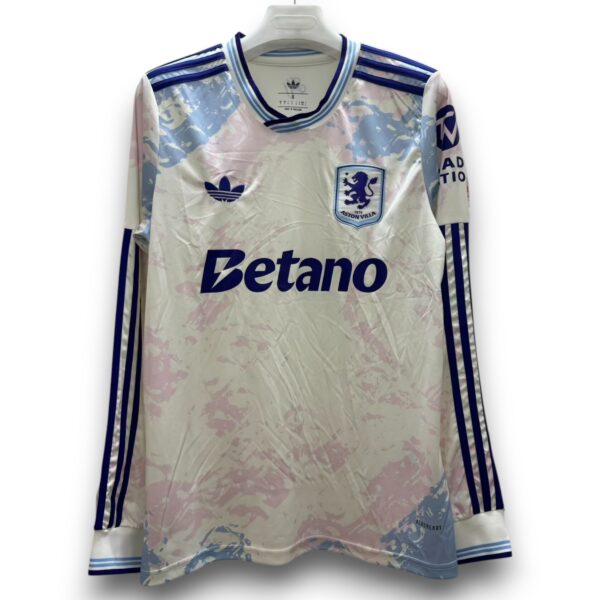 Camiseta Aston Villa 2025-2026 Alternativa Manga Larga