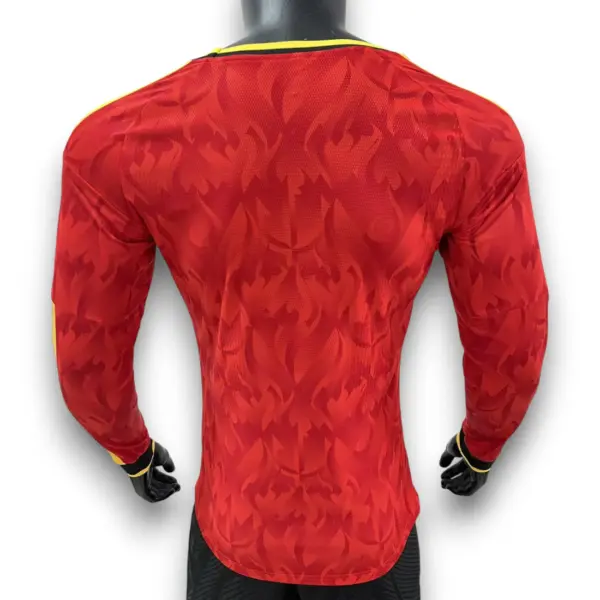 Camiseta Bélgica 2025-2026 Local Manga Larga – Pro Player