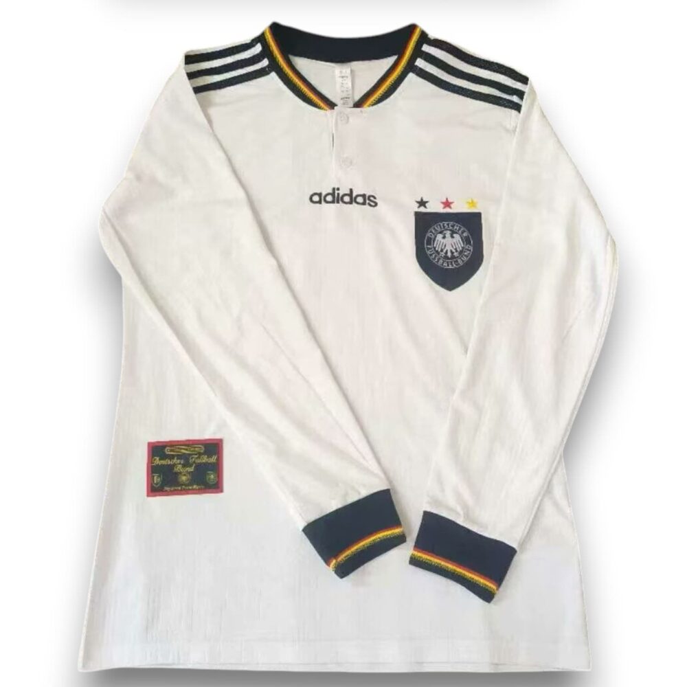 Camiseta Alemania 1996 Local Manga Larga