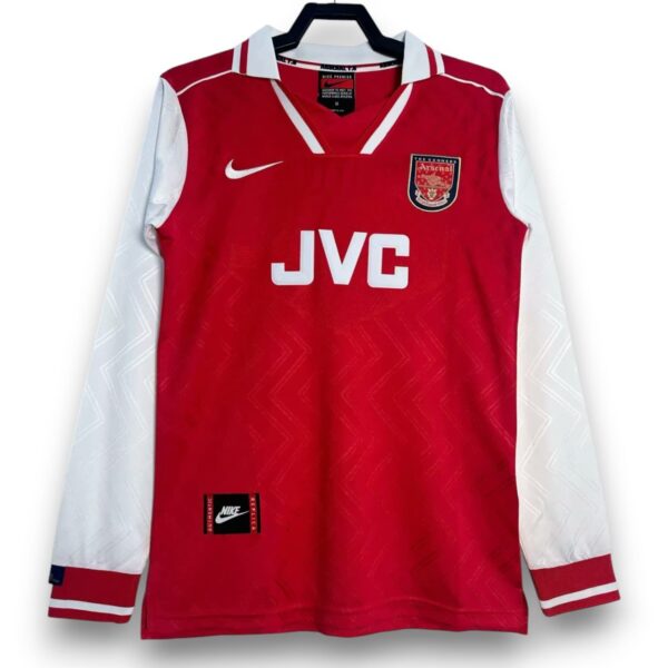 Camiseta Arsenal 1996-1998 Local Manga Larga
